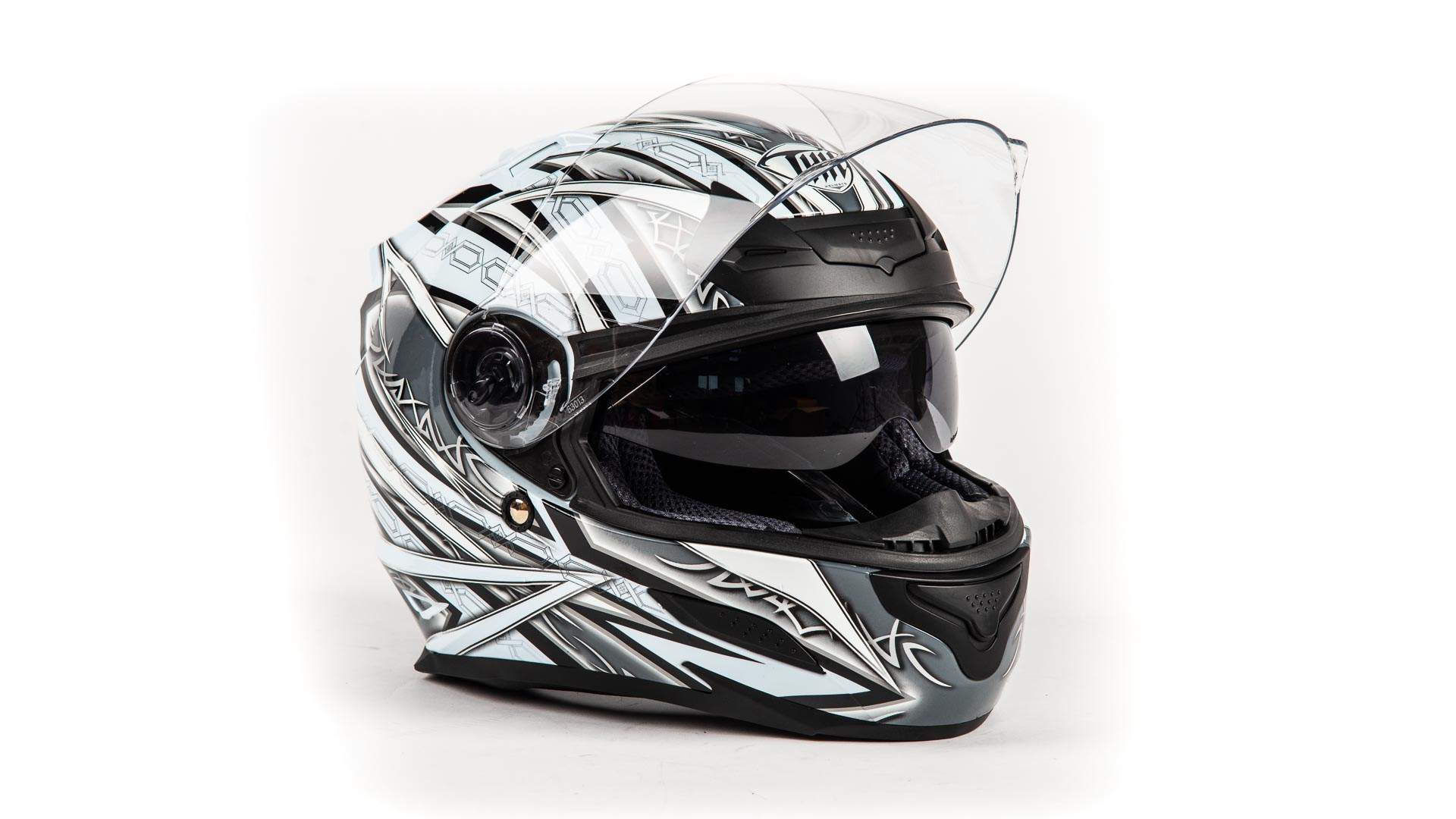 Шлем "THH" TS-44№3 BLK/WHT (S) Шлем "THH" TS-44№3 BLK/WHT (S)