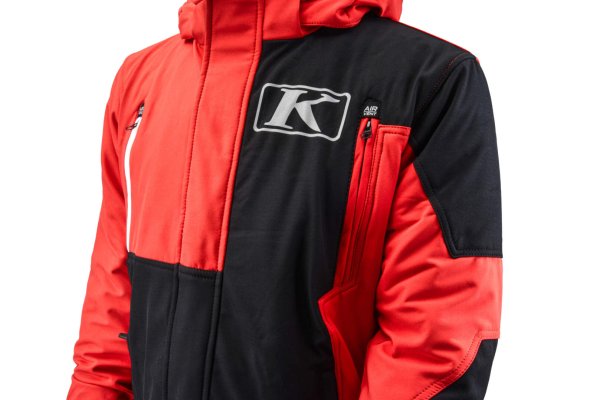 Куртка для снегохода KLIM KOMPOUND #1 black-red (текстиль) (XXXL)