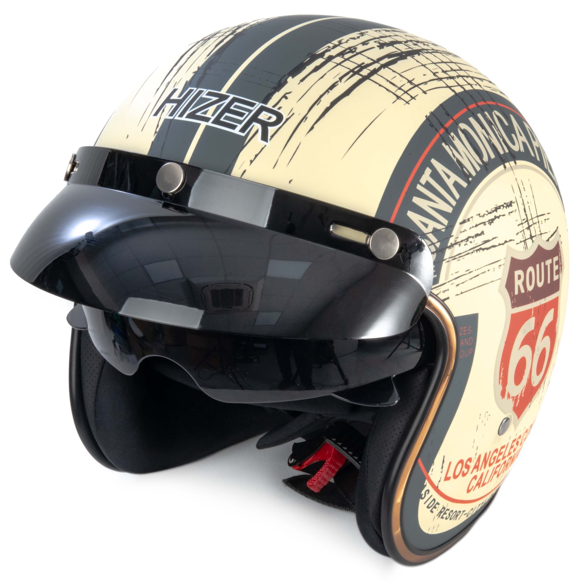 Шлем мото открытый HIZER J510 №1 (L) Шлем мото открытый HIZER J510 №1 (L)